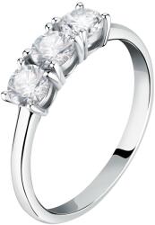 Morellato Csillogó ezüst gyűrű cirkónium kövekkel Tesori SAIW1220 58 mm