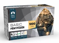 DekorTrend Kültéri LED Fényfüzér, 5000 cm, 1000 db Meleg fehér LED (KDT_101) - kontaktor