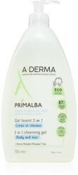 A-Derma Primalba Baby tisztító gél testre és hajra gyermekeknek 750 ml