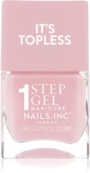 Nails Inc. Nails Inc. It’s Topless géles körömlakk a hosszan tartó hatásért árnyalat Florence 14 ml