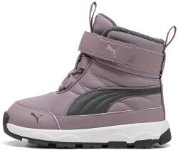 PUMA Puma, Evolve AC+ műbőr és textil hótaposó, Sötétszürke, Púderlila, 26 EU (392646-09-8.5)