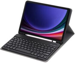 Gigapack samsung tab s9 fe lte tok álló, bőr hatású flip, ceruza tartó, fekete (GP-147090)