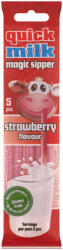 Quick Milk Magic Sipper eper ízű cukordrazséval töltött szívószál 5 x 6 g (30 g)
