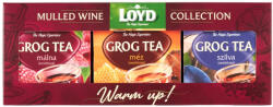 LOYD Grog tea málna, méz és szilva ízesítéssel 3 x 30 g (90 g)