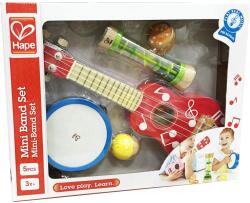 Hape játékhangszer készlet, 5db, Mini banda