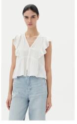 ONLY Női blúz, Only, 15349090, Len/Viszkóz, S INTL, Fehér (0000304962714_S)