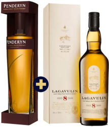 PENDERYN Sherrywood Single Malt Welsh Whisky 0, 7l 46% GB + Lagavulin 8 years Limited Edition 0, 7l 48%