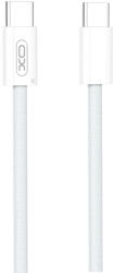 XO NB-Q260B PD USB-C - USB-C 1, 5m fehér 60W kábel