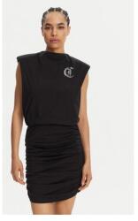 Just Cavalli női ruha, 78PAOE11 CJ110, Pamut, XS INTL, Fekete (0000305216311_XS)