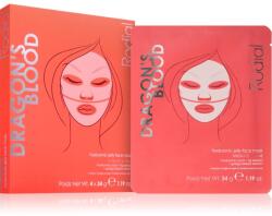 Rodial Dragon's Blood Hydrogel Jelly Face Mask intenzív hidrogélmaszk 4x34 g