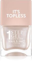 Nails Inc. Nails Inc. It’s Topless géles körömlakk a hosszan tartó hatásért árnyalat Simone 14 ml
