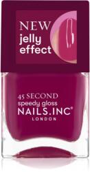 Nails Inc. Nails Inc. 45 Second Speedy Gloss gyorsan száradó körömlakk árnyalat Amelia 14 ml