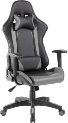 Kring Sim irodai szék, állítható magasságú, billenő mechanizmussal, PU, Fekete/szürke