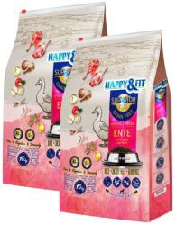 Happy&Fit Superior Hipoallergén, Gabonamentes Kacsa, halolajjal és almával 2x10kg