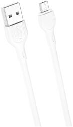 XO NB200 USB - microUSB 1, 0m 2.1A fehér