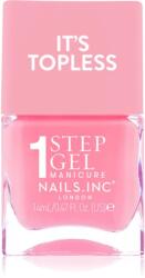 Nails Inc. Nails Inc. It’s Topless géles körömlakk a hosszan tartó hatásért árnyalat Allegra 14 ml