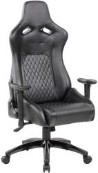 Kring Dirt irodai szék, állítható magasságú, billenő mechanizmus, PU, Fekete