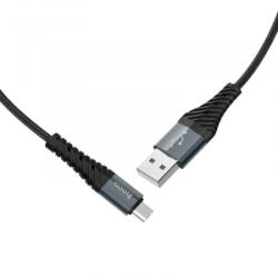 hoco. X38 MicroUSB kábel fekete-szürke (HC710543) (HC710543)