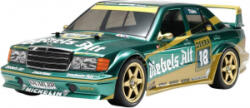 TAMIYA 1: 10 RC modellautó Elektro Közúti modell Mercedes-Benz 190E Diebels Alt Brushed 4WD építőkészlet TT-01E (58638) (58638)
