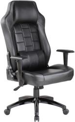 Kring Doom irodai szék, állítható magasságú, billenő mechanizmussal, PU, Fekete