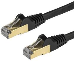StarTech 6ASPAT150CMBK hálózati kábel Fekete 1, 5 M Cat6a U/FTP (STP) (6ASPAT150CMBK)