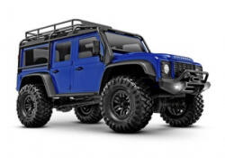 Traxxas TRX-4m LR Defender 4x4 1: 18 Brushed RC modellautó Elektro Crawler 4WD RtR 2, 4 GHz (TRX-97054-1BLUE) (TRX-97054-1BLUE)