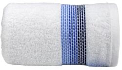  Fürdőlepedő, pamut, 50x90 cm, fehér/kék (1770685)