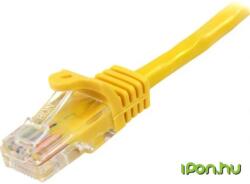 StarTech UTP CAT5E Összekötő Sárga 5m 45PAT5MYL (45PAT5MYL)