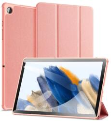 Dux Ducis Samsung Tab A9 Plus 5G DUX DUCIS DOMO tok álló, bőr hatású aktív FLIP, textil minta, RÓZSASZÍN (GP-150492)