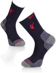 Try To Fly Túrazokni antibakteriális merinó gyapjú, 35-38 EU, Kék (TF32-302-1)