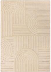 Flair Rugs Zen Garden téglalap alakú szőnyeg, 160 x 230 cm, 3700 g/m2, 100% gyapjú, krémszínű