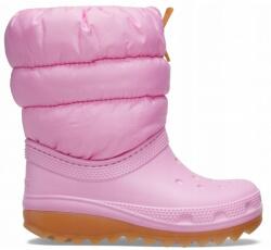 Crocs Crocs, Gyerek slip-on hótaposó csizma, Classic Neo Puff Boot, Rózsaszín, 28-29 EU (65994#11Z5997)