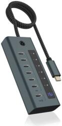 RaidSonic IcyBox IB-HUB1457-C31 7-Port hub with USB 3.2 Gen 2 Type-C interface, 235933, USB Hub (IB-HUB1457-C31)