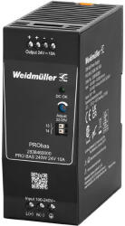 Weidmüller Tápegység 24VDC 240W Weidmüller PRO BAS 2838460000, 10A, DIN-sínre (2838460000) - lumenet