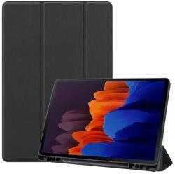  ZONE Trifold mappa tok érintőceruza tartóval Samsung Galaxy Tab S9 Plus 12.4 / Tab S10 Plus 12.4 fekete