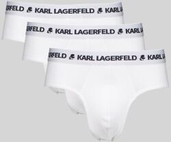 Karl Lagerfeld Organikus pamut tartalmú alsónadrág szett - 3 db, Fehér, Fekete, M (A1M47152-100-M)