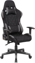 Kring Crew irodai szék, állítható magasságú, billenő mechanizmussal, szövet, fekete/szürke