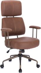 Kring Manila irodai szék, ökológiai bőr, barna