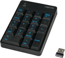 LogiLink Tastatura Numerica Wireless LogiLink ID0120, USB, Black (ID0120) - intend