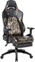 Kring Combat irodai szék, állítható magasságú, PU, fekete