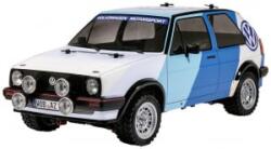 TAMIYA 1: 10 RC modellautó Elektro Rally 1: 10 RC Volkswagen Golf MK2GTI 16VRally Brushed 4WD építőkészlet MF-01X (58714-600; 1) (58714-600;1)