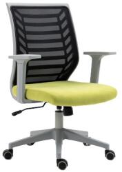 Kring Seth irodai szék, hálós, állítható magasságú, fekete/sárga (8320M)