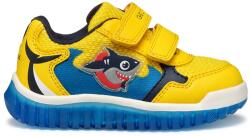 GEOX Geox, Tépőzáras sneaker LED-fényekkel, Sárga, Kék, 20 EU (B555ZA0BC14C2VM4-20)