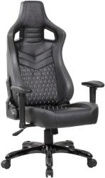 Kring Grid irodai szék, állítható magasságú, billenő mechanizmussal, PU, Fekete/szürke