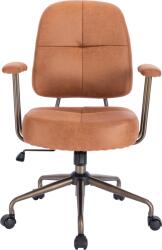 Kring Delhi irodai szék, ökológiai bőr, barna