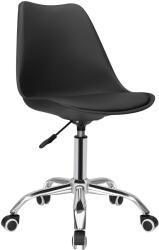 Kring Siena Irodai szék, Állítható magasság, PP/PU, Fekete