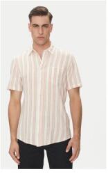 BLEND Férfi kevert anyagú ing, 20718392, len/viszkóz, M INTL, rózsaszín (0000305469373_M)