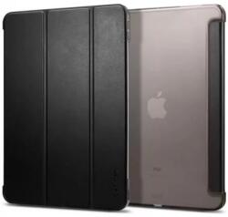Spigen IPAD Air 11 (2025) SPIGEN SMART FOLD tok álló, bőr hatású aktív FLIP, asztali tartó, FEKETE (ACS02050)