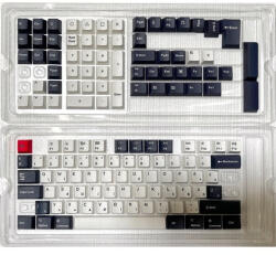  Keychron Cherry Dye-Sub PBT magyar billentyűsapka készlet fekete-fehér (T79) - tech-heaven