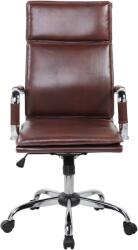 Kring Altai irodai szék, állítható magasságú, billenő mechanizmussal, PU, barna